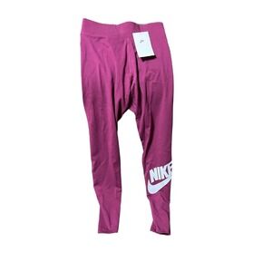 NIKE Womens purple Cotton Leggings Size Extra‎ Small XS